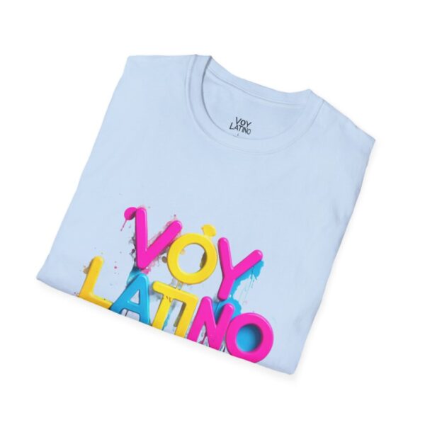 VÒY LATINO Unisex Softstyle T-Shirt | Colorful Graffiti Streetwear - Image 4