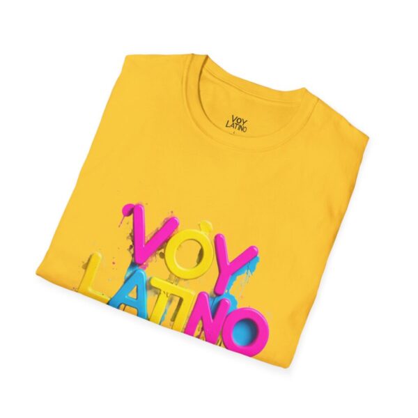 VÒY LATINO Unisex Softstyle T-Shirt | Colorful Graffiti Streetwear - Image 36