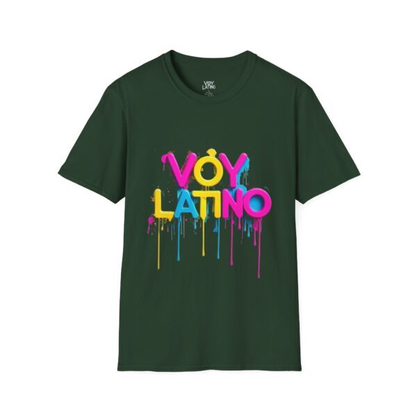 VÒY LATINO Unisex Softstyle T-Shirt | Colorful Graffiti Streetwear - Image 37