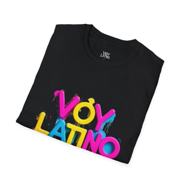 VÒY LATINO Unisex Softstyle T-Shirt | Colorful Graffiti Streetwear - Image 8